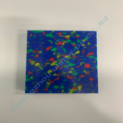Customized Thickness Colorful Hdpe Mixed Color Sheet