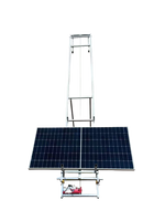 Lève-charge électrique à câble en alliage personnalisé pour panneaux solaires, système d'élevage de modules photovoltaïques sur toit, excellent système d'échelle PV