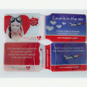 Porta Tarjetas de PVC Transparente de Alta Calidad con Logotipo Personalizado de Fábrica para Empacar Tarjetas de Identificación, Crédito y Visa - Product Image 5