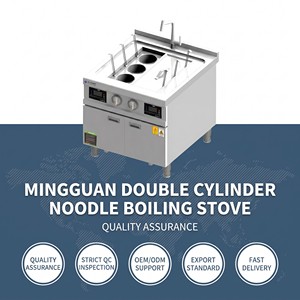 Cocedor de Fideos por Inducción Comercial de Cuatro Cestas, 8kW, Tipo Pedestal, para Restaurantes, Puestos de Comida y Servicios de Catering - Product Image 5