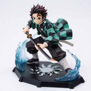 Neues Produkt Anime Demon Slayer Action figur Tanjirou Battle Stance Figure Toys