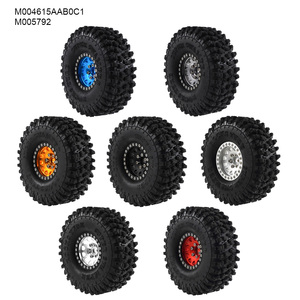 מתכת 1.9 אינץ 'צינור גלגל rms רכזת צמיגי גומי להגדיר עבור trx4 1/10 <span class=keywords><strong>rc</strong></span> <span class=keywords><strong>rc</strong></span> דגם חלקי מכונית זחילה - Product Image 4