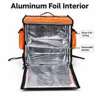 Sac de livraison alimentaire isotherme imperméable grande taille avec doublure en aluminium et rembourrage en mousse – Vente en gros directe usine