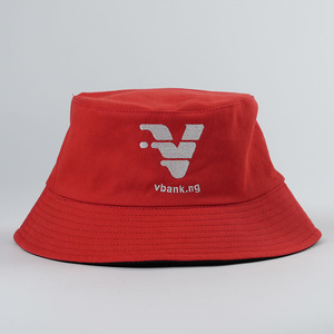 Chapeau seau réversible des <span class=keywords><strong>deux</strong></span> côtés avec logos de broderie personnalisés, chapeau Bob réversible 100% en coton biologique avec logo personnalisé - Product Image 4