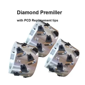 Abnehmbare Diamant klingen PCD-Vor fräser für Kantenst reifen