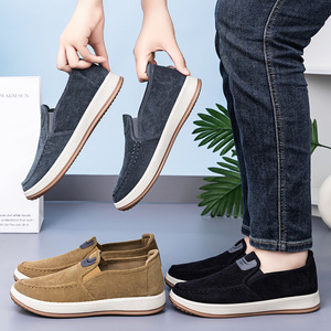 Zapatos Casuales para Hombre, Nuevo Estilo, Ligeros, Sin Cordones, Cómodos, Planos, con Rayas - Product Image 4