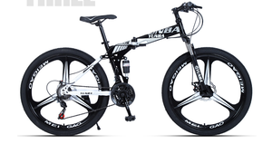 Bicicleta de Montaña Plegable de 26 Pulgadas con Velocidades Variables, Amortiguación y Frenos de Disco para Estudiantes, Venta al Por Mayor Transfronteriza 1019-3 - Product Image 2