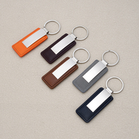 Cadeau promotionnel, porte-clés personnalisé avec logo de marque, gravure au laser, porte-clés de voiture, accessoires en cuir, porte-clés en alliage de zinc, llavero