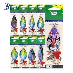 Señuelos de cuchara de pesca coloridos cebos giratorios de pesca de fundición para trucha salmón Steelhead Walleye Bass - Product Image 1