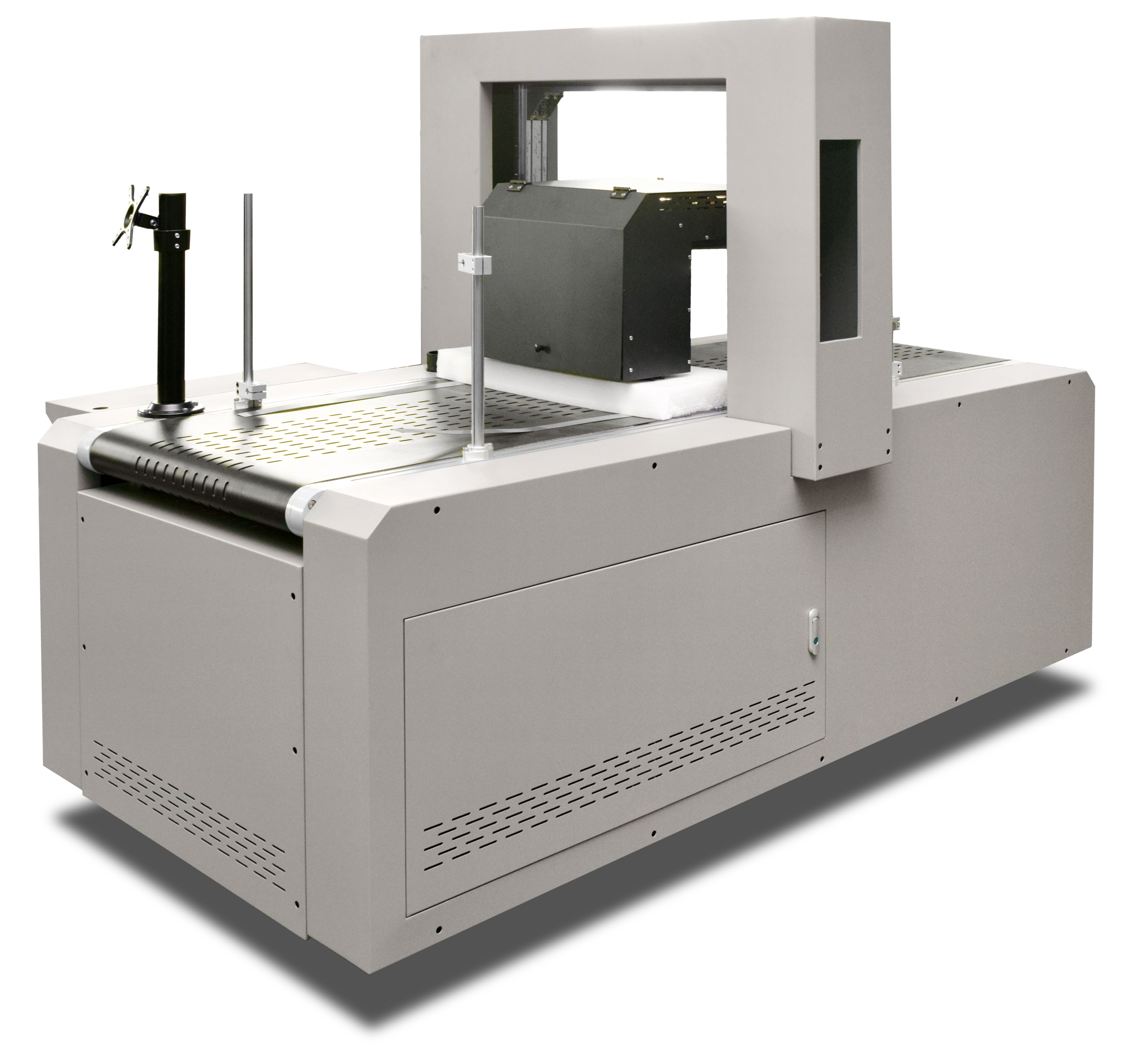 High speed single pass printer for corrugated carton box kraft bag