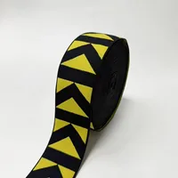 Bande élastique personnalisée en nylon jacquard à motif rayé avec logo tissé pour la taille des sous-vêtements