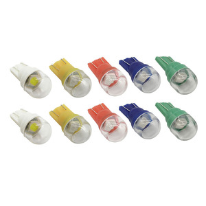 หลอดไฟ T10 W5W แบบเสียบ 6.3v สำหรับเครื่องพินบอล ขายดี # ไฟ LED 555 ดวง สีฟ้า ไม่กระพริบ พร้อมฝาครอบสีเหลืองอำพัน สำหรับอะไหล่เครื่องพินบอล Bally - Product Image 6