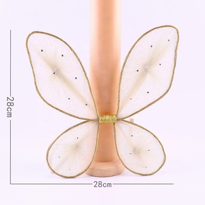 Little Baby Girl Kids regalo niños alas de hadas para disfraz al por mayor alas de mariposa de Ángel hechas a mano para fiesta Cosplay - Product Image 2
