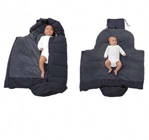 Saco de Dormir para Bebé Recién Nacido, Interior y Exterior, Gris, Orgánico - Product Image 3