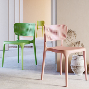 Plastic Dining <b>Chair</b> <b>Stackable</b> Modern Design For Indoor <b>Outdoor</b> Use Adult Furniture - Product Image 2