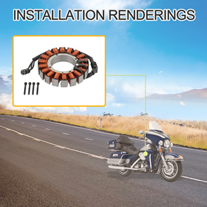 Bobina de Estator <span class=keywords><strong>Magneto</strong></span> GOOFIT de Repuesto para Electra Glide Road <span class=keywords><strong>King</strong></span> Street Glide Tri Glide Ultra Limited 2006-2016 29987-06A - Product Image 6