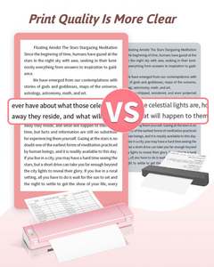 Impresora portátil M08F inalámbrica para viajes, impresora térmica <span class=keywords><strong>de</strong></span> dientes azules, impresora compacta pequeña sin tinta para el hogar y la Oficina - Product Image 3