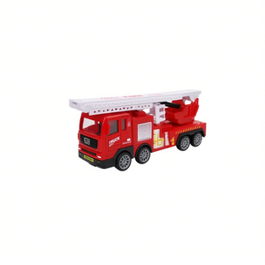 <b>Fire</b> Emergency Truck Toy Vehicle 1:50 Scale Friction Powered Display Box Set - Product Image 2