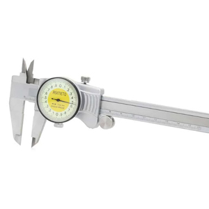 ASIMETO Calibre à cadran et à vernier en acier inoxydable 304-12-6, précision 0,02 mm, 0-300 mm - Product Image 2