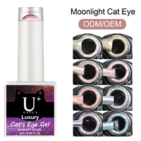 Vente en gros vernis à ongles en gel œil de chat diamant scintillant de haute qualité UV LED magnétique pour manucure