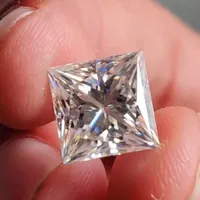 Großhandels preis Princess Cut Synthetische Moissan ite Diamanten für Moissan ite Schmuck Herstellung von DEF Farbe Lose Moissan ite Steine