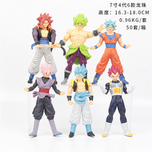 5 estilos 6 unids/set Broly Son Goku Vegeta Beerus Majin Buu dragón Anime figura conjunto modelo de juguete 18cm - Product Image 4