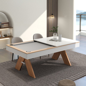 <span class=keywords><strong>Table</strong></span> de billard américain multifonctionnelle 3-en-1 avec plateau de <span class=keywords><strong>ping</strong></span>-<span class=keywords><strong>pong</strong></span> en MDF 215x122cm pour usage commercial intérieur, vente en gros, OEM - Product Image 5
