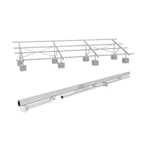 Solution de montage <span class=keywords><strong>pour</strong></span> centrales solaires photovoltaïques industrielles en aluminium extrudé FarSun, <span class=keywords><strong>support</strong></span> de <span class=keywords><strong>panneau</strong></span> <span class=keywords><strong>solaire</strong></span>, montage sur rail PV - Product Image 4