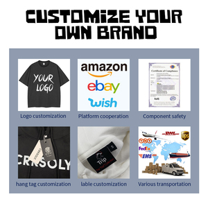 Camiseta Personalizada <span class=keywords><strong>de</strong></span> Lujo para Hombre <span class=keywords><strong>de</strong></span> Talla Grande Estilo Vintage con Estampado Gráfico y Lavado Ácido, Manga Corta, Unisex, Apta para Fitness, 100% Algodón - Product Image 6