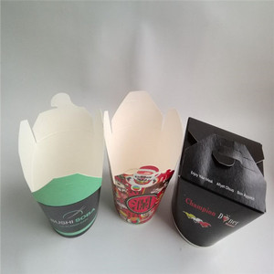 Caja de fideos de 16 oz 26 oz 32 oz para comida para llevar, tazón de sopa de ensalada con tapa laminada mate con embalaje de fideos para <span class=keywords><strong>sushi</strong></span> sabroso en movimiento - Product Image 2