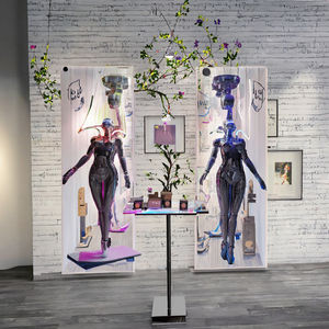 Déesse mécanique futuriste artistique de <span class=keywords><strong>Hajime</strong></span> Sorayama Sculpture en résine lumineuse animaux/éléments de mode pour la musique décorative - Product Image 2
