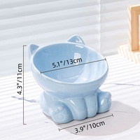 Animal Chien Accessoires Produits Meilleures Ventes Luxe Surélevé Petit Chien Chat Céramique Bol alimentaire Distributeurs