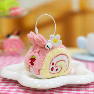 ตุ๊กตาเค้กนุ่มนิ่มดีไซน์ใหม่ สำหรับตกแต่งขนมหวาน ของเล่นตุ๊กตาขนนุ่มสำหรับตกแต่งกระเป๋าเป้ ของขวัญของเล่นตุ๊กตาขนนุ่มสำหรับโปรโมชั่น - Product Image 2