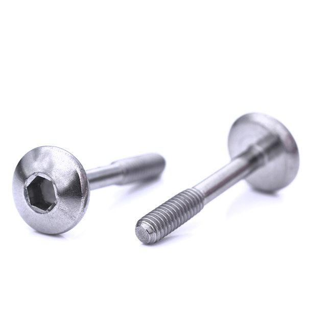Custom M4 Machine Thread Hex Drive Pan Head Captive Panel Fastener Screws