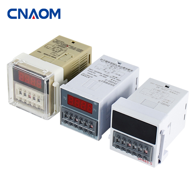 Factory Direct Sale DH48S-S Digital Time Relay with Base Cycle Timing Support Pause and Reset