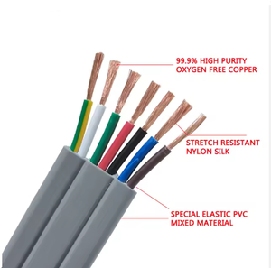 WR-TC Запчасти для лифта TVVBP, плоский кабель для лифта, 2/3/4/5/6/7/8/10 сердечника, Электрический кабель - Product Image 3