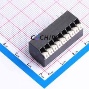 JL212S-35009B01 Spring Terminal Block Through hole Component (THT),P=3.5mm Connector 1x9P 3.5mm Black Through Hole - Product Image 1