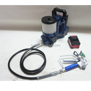 Profesyonel DIY sınıf akülü hızlı çekim havasız boya püskürtücü ile pil güç tabancası endüstriyel kullanım püskürtme makinesi kaplama - Product Image 5