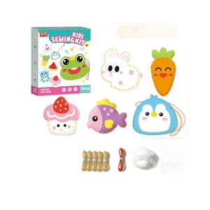 Kit <span class=keywords><strong>de</strong></span> couture pour enfants, fabrication <span class=keywords><strong>de</strong></span> poupées DIY avec des matériaux en tissu pour les cours d'art à <span class=keywords><strong>la</strong></span> <span class=keywords><strong>maternelle</strong></span>, emballé en boîte pour les enfants <span class=keywords><strong>de</strong></span> 5 ans - Product Image 5
