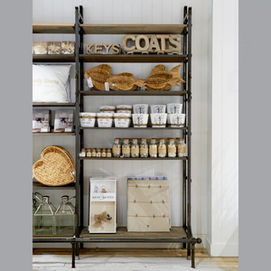 Hoolnn AY-359 Französisches Vintage-Holz Umweltfreundliches Langlebiges Antikes Bücherregal Multifunktionales Wohnzimmer Schlafzimmer Büro - Product Image 3