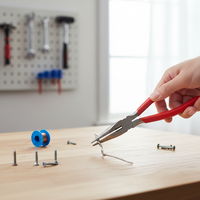 Outils manuels pratiques pour la réparation d'appareils électroménagers, multimètre, kit d'électricien avec étui rigide, personnalisable OEM