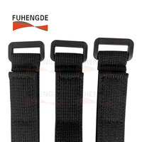 Sangle en polyester/nylon de haute qualité, ruban de fixation élastique auto-adhésif, attache de câble réglable, boucle à boucle auto-agrippante