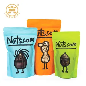 Fabrik preis Maßge schneiderte Erdnuss beutel Coconut Chips Custom ized Design Verpackungs tasche