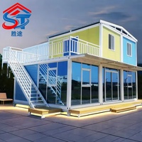 Maison modulaire préfabriquée, résistante aux chocs, imperméable, ignifuge, bâtiment temporaire robuste pour dortoir de chantier, abri de catastrophe