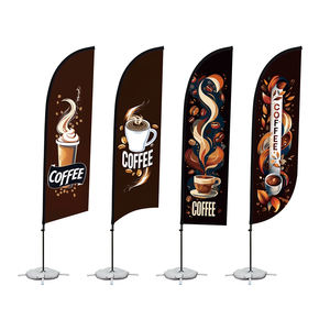 Оптовая продажа, Канада, Онтарио, спортивное мероприятие, рекламная КАПЛЕВИДНАЯ пляжная перья, флаг - Product Image 4