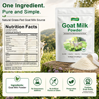 Poudre de lait de chèvre onctueuse et crémeuse, nourrie à l'herbe, marque privée Lenm, en gros, pour adultes, boissons au café, recettes, avec calcium et vitamine D