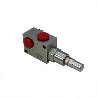 Vanne de régulation de pression hydraulique de type bloc compact, protection contre les surpressions jusqu'à 32 MPa, pour machines de construction
