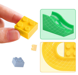 2020 marble race's maze balls Duploed funnel construction blocks toys for toddlers - Product Image 3