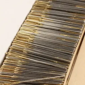热卖10000个/盒金色刺绣缝纫针大眼小眼手缝纫针