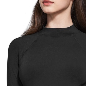 Women's PIHA SPORTS <b>Thermal</b> Underwear <b>Tops</b> Base Layer Compression Long Sleeve Sport Fleece Lined Tee-Shirt Spandex/Polyester - Product Image 3